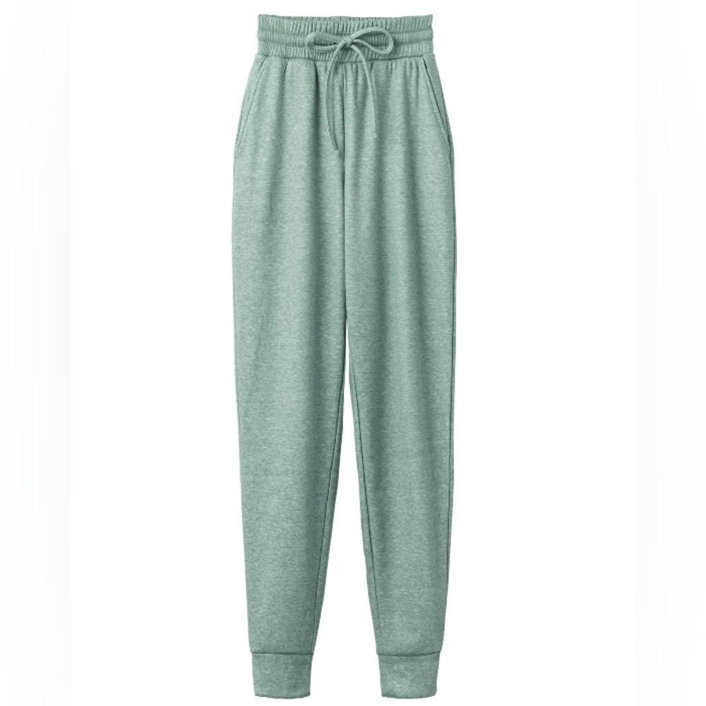 NWOT Soft Jogger Sweatpants, Sage light green, Zenana brand, Size Large - Picture 2 of 3